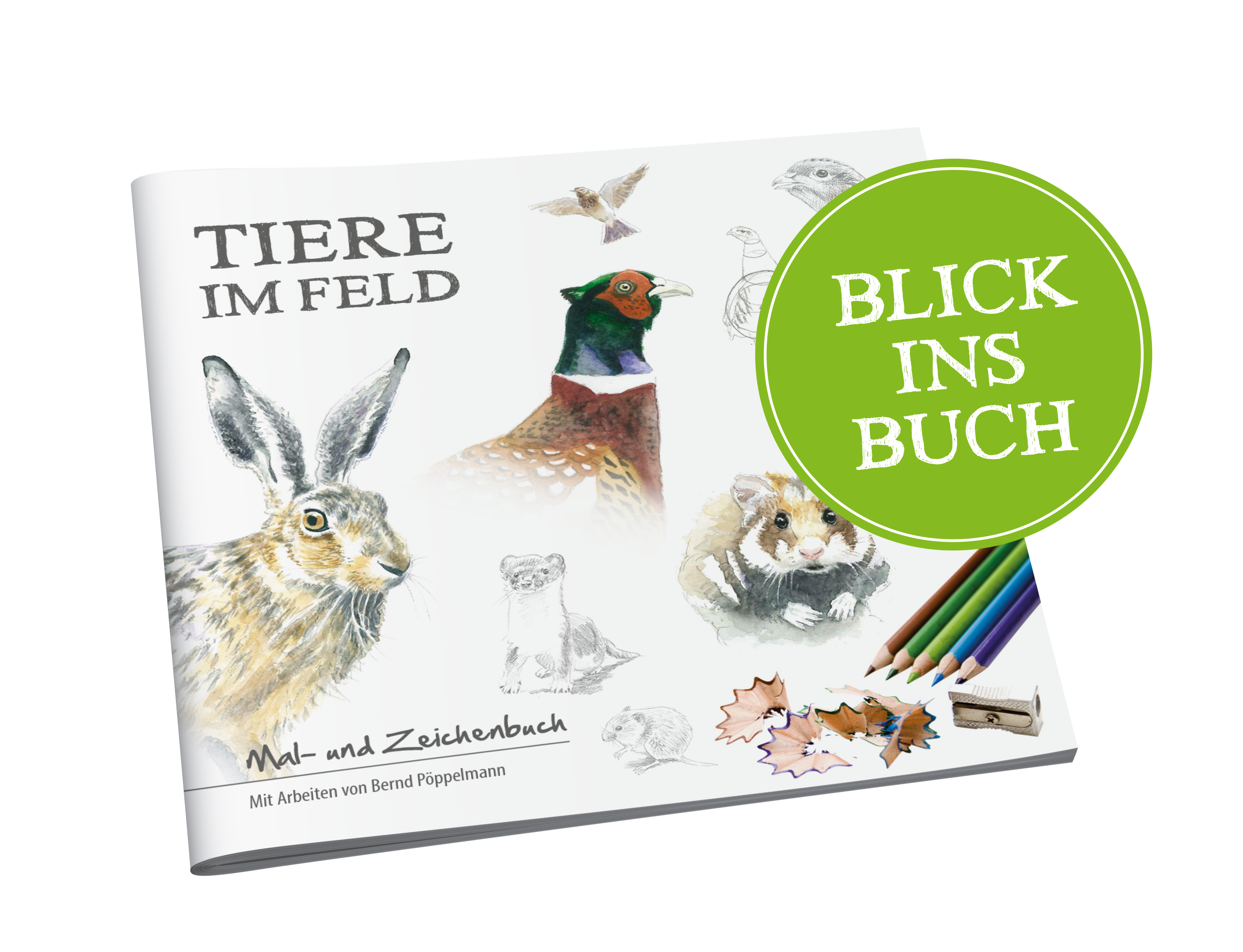 Tiere im Feld - Blick ins Buch